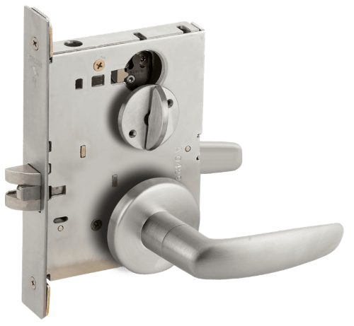 Picture of Schlage L9040 07 Mortise Privacy Set,  Field Reversible