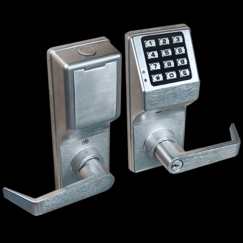 Picture of Alarm Lock Trilogy DL4100 26D Digital Lock with Audit Trail & Privacy Feature - Satin Chrome