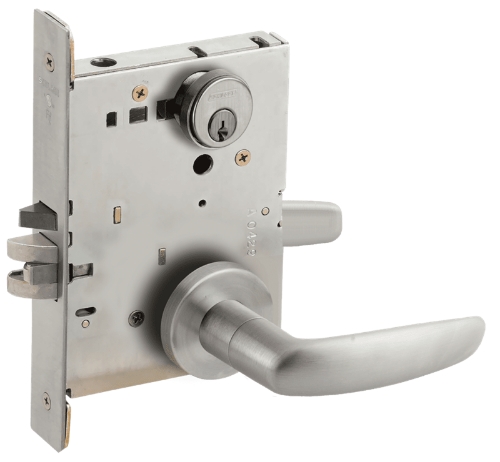 Picture of Schlage L9082 07 Mortise Institution Lock,  Field Reversible