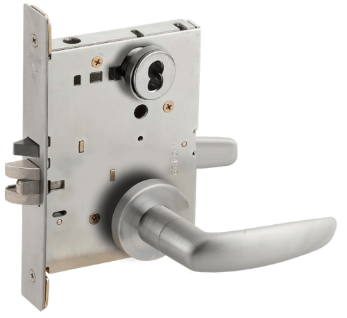 Picture of Schlage L9082 07 Mortise Institution Lock,  Field Reversible