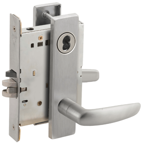 Picture of Schlage L9082 07 Mortise Institution Lock,  Field Reversible