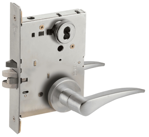 Picture of Schlage L9070 12 Mortise Classroom Lock,  Field Reversible