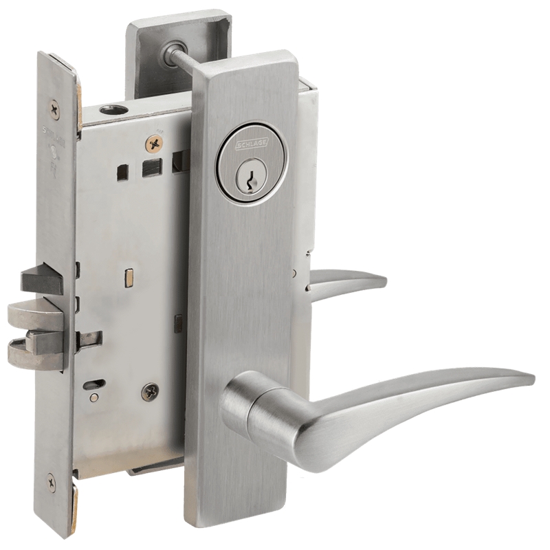 Picture of Schlage L9080 12 Mortise Storeroom Lock,  Field Reversible