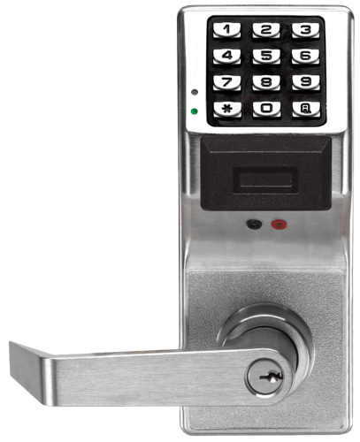 Picture of Alarm Lock Trilogy PDL3000 26D Digital Prox Card Lock w/ Audit Trail- Satin Chrome