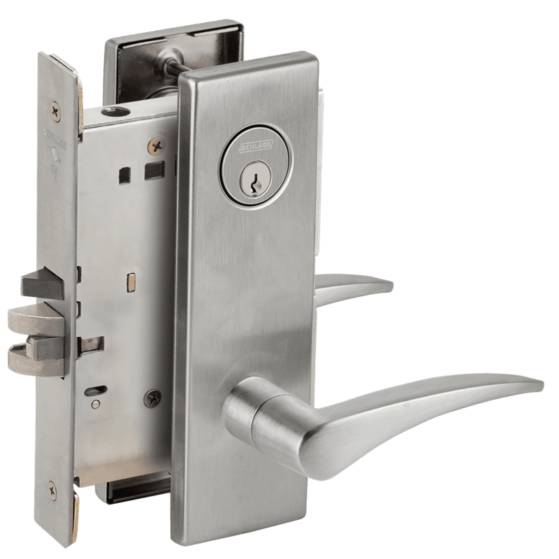 Picture of Schlage L9473 12 Mortise Dormitory/Bedroom Lock,  Field Reversible
