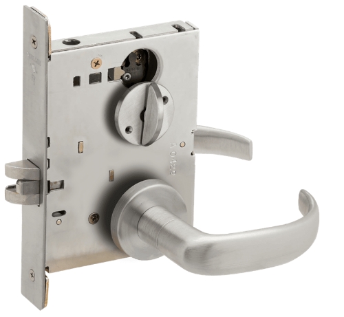 Picture of Schlage L9040 17 Mortise Privacy Set, Field Reversible