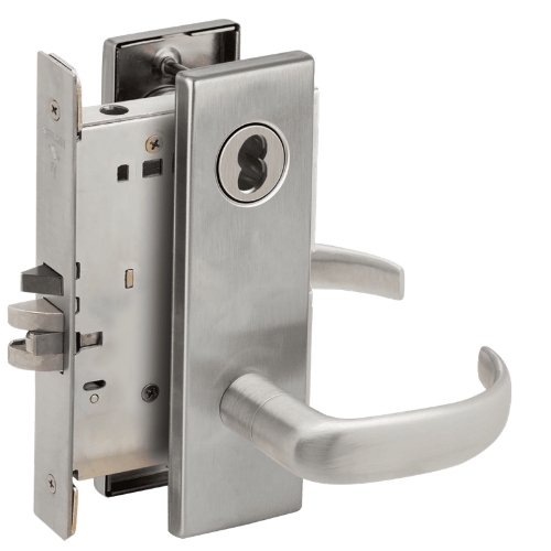 Picture of Schlage L9070 17 Mortise Classroom Lock, Field Reversible