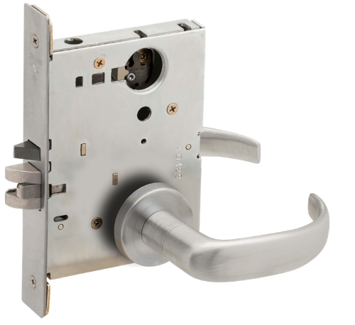 Picture of Schlage L9070 17 Mortise Classroom Lock, Field Reversible