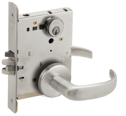 Picture of Schlage L9473 17 Mortise Dormitory/Bedroom Lock, Field Reversible