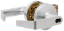 Picture of Falcon K561BD D 626 Grade 1 Classroom Cylindrical Lock, Dane Lever, SFIC Less Core, Satin Chrome Finish
