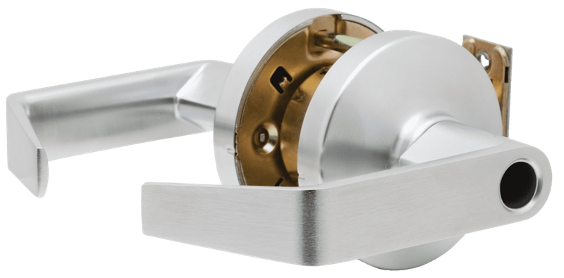 Picture of Falcon K561LD D 626 Grade 1 Classroom Cylindrical Lock, Dane Lever, Conventional Less Cylinder, Satin Chrome Finish