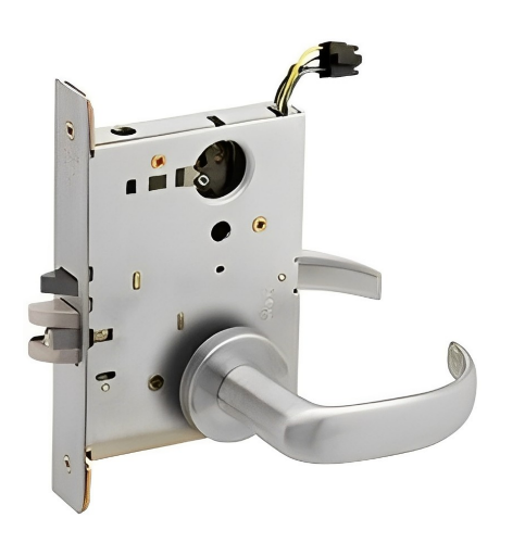 Picture of Schlage L9090EU Mortise Lock, Electrically lock outside lever, No Cylinder -  Fail Safe