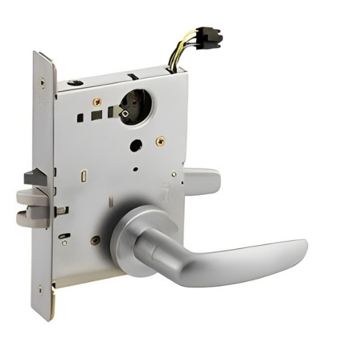 Picture of Schlage L9090EU Mortise Lock, Electrically lock outside lever, No Cylinder -  Fail Safe