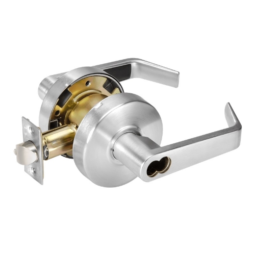 Picture of Accentra (Yale) AU4605LN Grade Storeroom/Closet Cylindrical Lock, Augusta Lever
