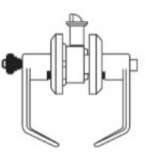 Picture of Cal-Royal CAT01 Grade 1 Entrance Push Button Lock