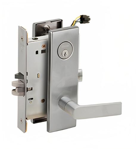 Picture of Schlage L9092EU-01  Mortise Lock, Electrically lock/unlock outside lever W/Cylinder Outside - Fail Secure