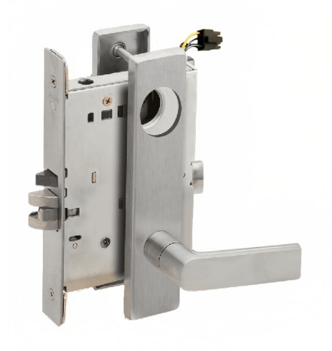 Picture of Schlage L9092EU-01  Mortise Lock, Electrically lock/unlock outside lever W/Cylinder Outside - Fail Secure