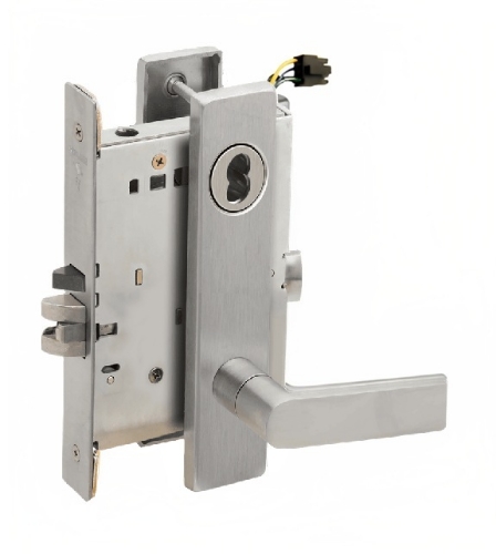 Picture of Schlage L9092EL-01  Mortise Lock, Electrically lock/unlock outside lever W/Cylinder Outside - Fail Safe