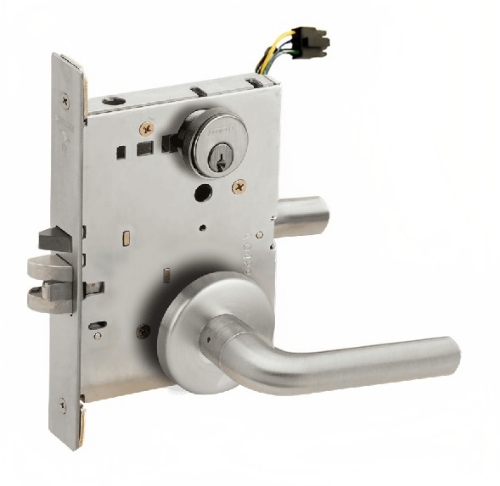 Picture of Schlage L9092EU-02  Mortise Lock, Electrically Lock/Unlock Outside Lever W/Cylinder Outside - Fail Secure