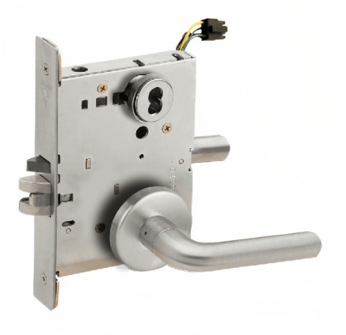 Picture of Schlage L9092EU-02  Mortise Lock, Electrically Lock/Unlock Outside Lever W/Cylinder Outside - Fail Secure