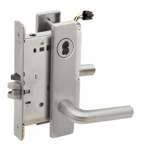 Picture of Schlage L9092EU-02  Mortise Lock, Electrically Lock/Unlock Outside Lever W/Cylinder Outside - Fail Secure