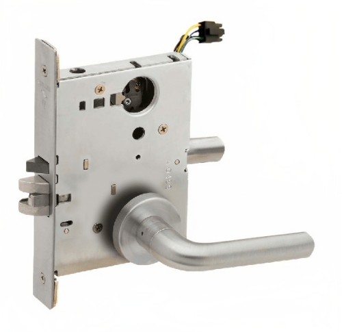 Picture of Schlage L9092EU-02  Mortise Lock, Electrically Lock/Unlock Outside Lever W/Cylinder Outside - Fail Secure