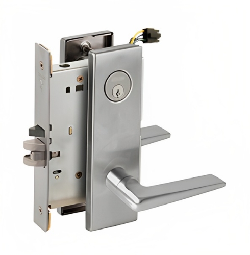 Picture of Schlage L9092EU-05  Mortise Lock, Electrically Lock/Unlock Outside Lever W/Cylinder Outside - Fail Secure