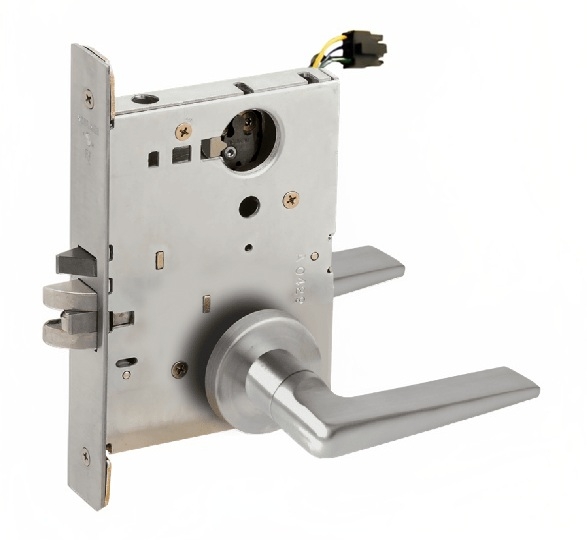 Picture of Schlage L9092EU-05  Mortise Lock, Electrically Lock/Unlock Outside Lever W/Cylinder Outside - Fail Secure
