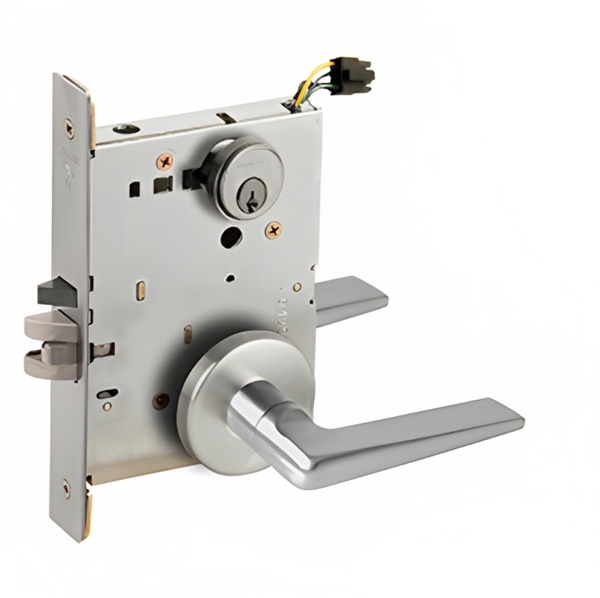 Picture of Schlage L9092EL-05  Mortise Lock, Electrically Lock/Unlock Outside Lever W/Cylinder Outside - Fail Safe