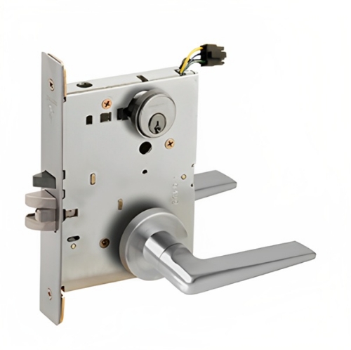 Picture of Schlage L9092EL-05  Mortise Lock, Electrically Lock/Unlock Outside Lever W/Cylinder Outside - Fail Safe