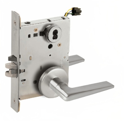 Picture of Schlage L9092EL-05  Mortise Lock, Electrically Lock/Unlock Outside Lever W/Cylinder Outside - Fail Safe