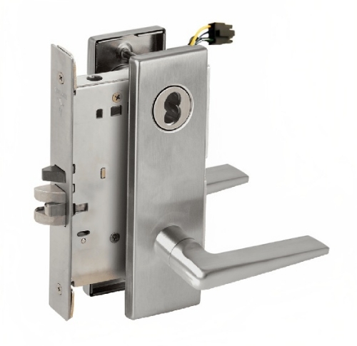 Picture of Schlage L9092EL-05  Mortise Lock, Electrically Lock/Unlock Outside Lever W/Cylinder Outside - Fail Safe