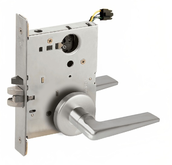 Picture of Schlage L9092EL-05  Mortise Lock, Electrically Lock/Unlock Outside Lever W/Cylinder Outside - Fail Safe