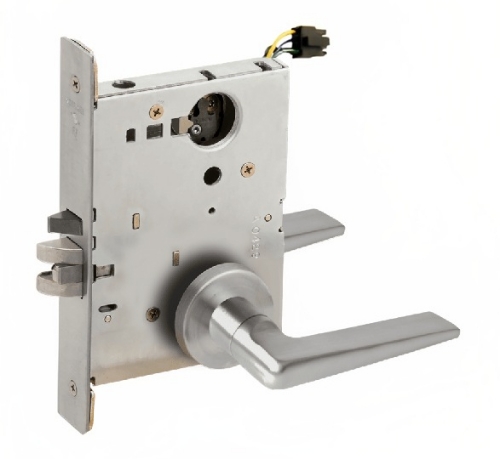 Picture of Schlage L9092EL-05  Mortise Lock, Electrically Lock/Unlock Outside Lever W/Cylinder Outside - Fail Safe