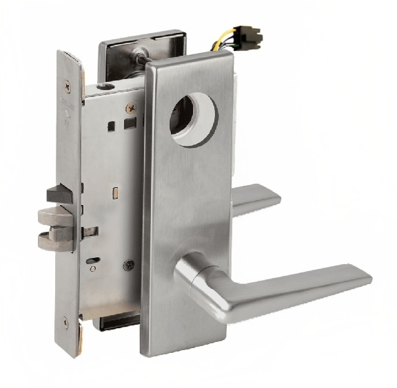 Picture of Schlage L9092EL-05  Mortise Lock, Electrically Lock/Unlock Outside Lever W/Cylinder Outside - Fail Safe