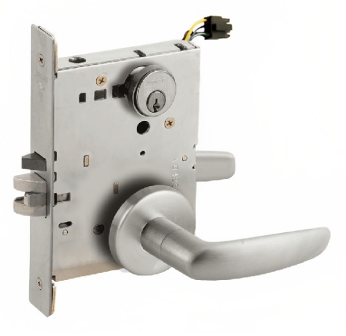 Picture of Schlage L9092EU-07  Mortise Lock, Electrically Lock/Unlock Outside Lever W/Cylinder Outside - Fail Secure