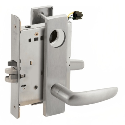 Picture of Schlage L9092EU-07  Mortise Lock, Electrically Lock/Unlock Outside Lever W/Cylinder Outside - Fail Secure