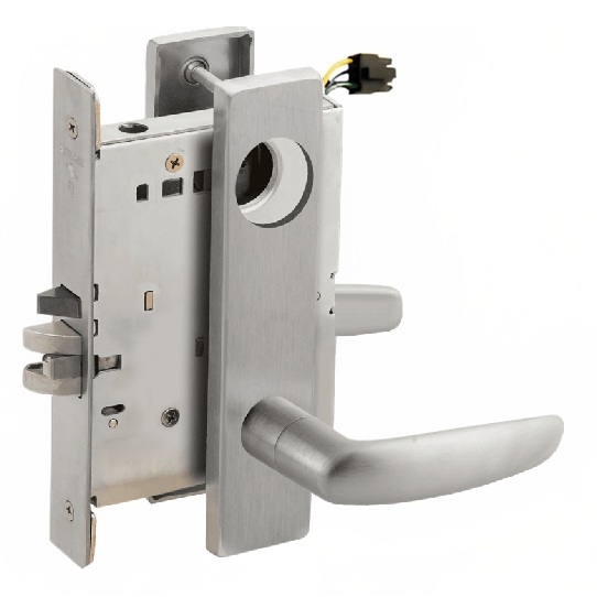 Picture of Schlage L9092EL-07  Mortise Lock, Electrically Lock/Unlock Outside Lever W/Cylinder Outside - Fail Safe