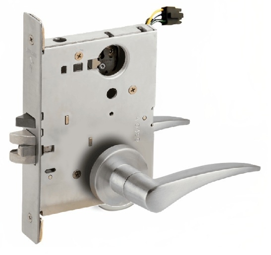 Picture of Schlage L9092EU-12  Mortise Lock, Electrically Lock/Unlock Outside Lever W/Cylinder Outside - Fail Secure