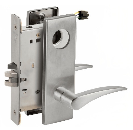 Picture of Schlage L9092EU-12  Mortise Lock, Electrically Lock/Unlock Outside Lever W/Cylinder Outside - Fail Secure