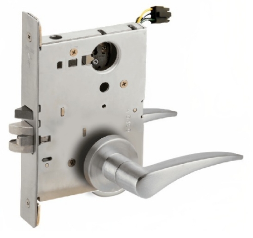 Picture of Schlage L9092EL-12  Mortise Lock, Electrically Lock/Unlock Outside Lever W/Cylinder Outside - Fail Safe