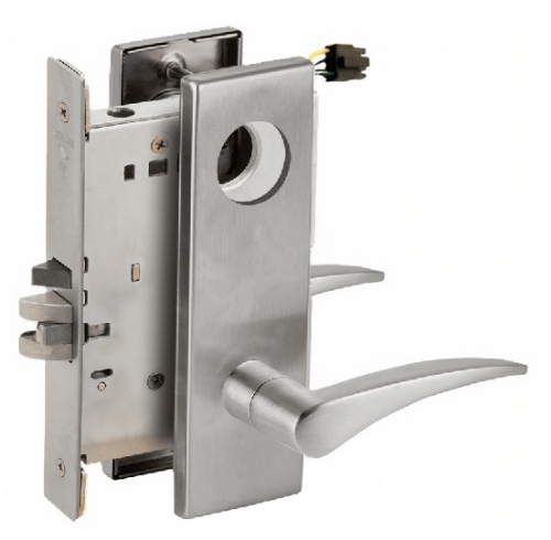 Picture of Schlage L9092EL-12  Mortise Lock, Electrically Lock/Unlock Outside Lever W/Cylinder Outside - Fail Safe