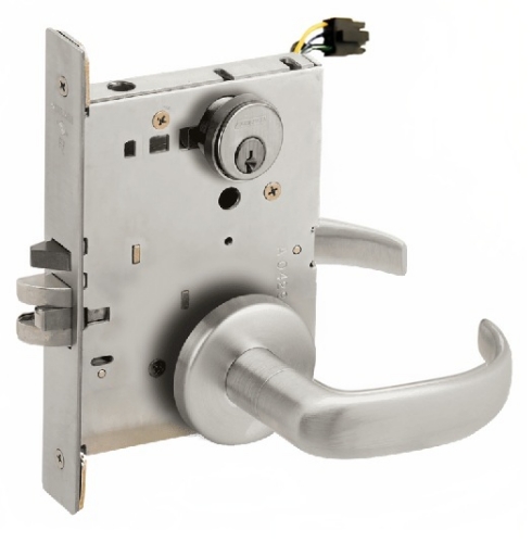 Picture of Schlage L9092EU-17  Mortise Lock, Electrically Lock/Unlock Outside Lever W/Cylinder Outside - Fail Secure