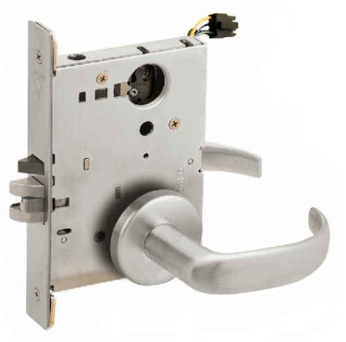 Picture of Schlage L9092EU-17  Mortise Lock, Electrically Lock/Unlock Outside Lever W/Cylinder Outside - Fail Secure
