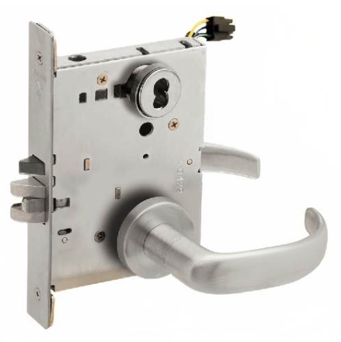 Picture of Schlage L9092EL-17  Mortise Lock, Electrically Lock/Unlock Outside Lever W/Cylinder Outside - Fail Safe