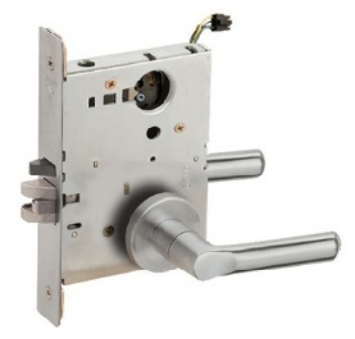 Picture of Schlage L9092EU-18  Mortise Lock, Electrically Lock/Unlock Outside Lever W/Cylinder Outside - Fail Secure
