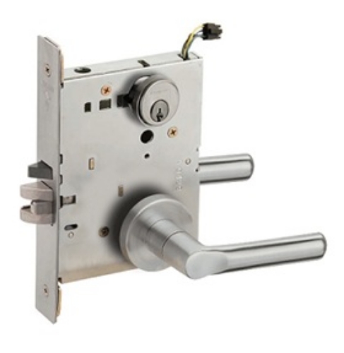 Picture of Schlage L9092EL-18  Mortise Lock, Electrically Lock/Unlock Outside Lever W/Cylinder Outside - Fail Safe