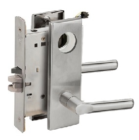Picture of Schlage L9092EL-18  Mortise Lock, Electrically Lock/Unlock Outside Lever W/Cylinder Outside - Fail Safe