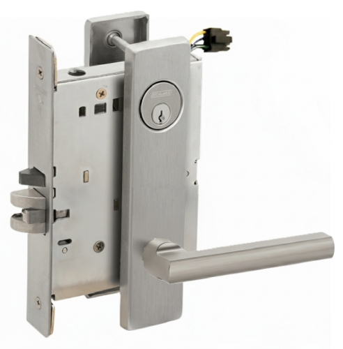 Picture of Schlage L9092EL LAT  Mortise Lock, Electrically lock/unlock outside lever W/Cylinder outside - Fail Safe