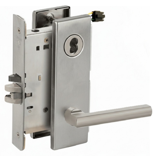 Picture of Schlage L9092EL LAT  Mortise Lock, Electrically lock/unlock outside lever W/Cylinder outside - Fail Safe
